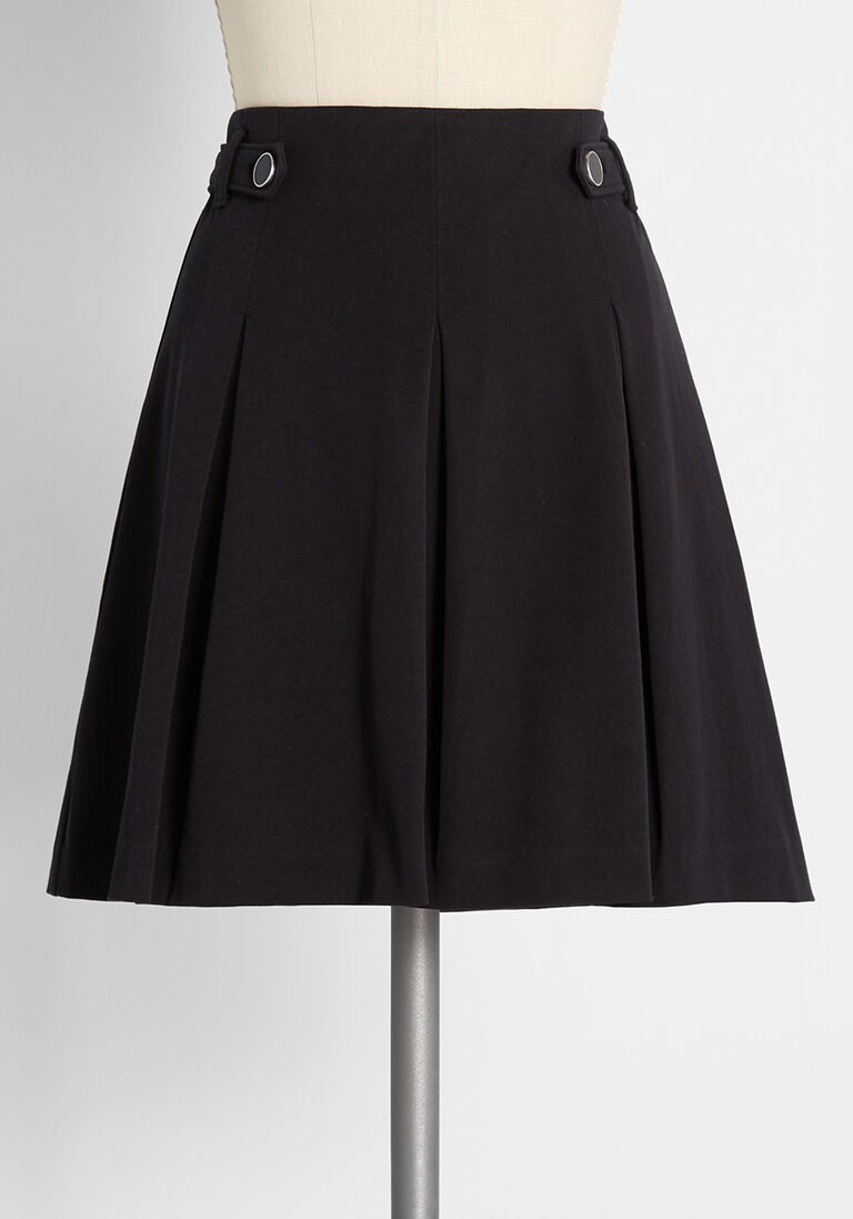 Keep It Quant Mini Skirt: 