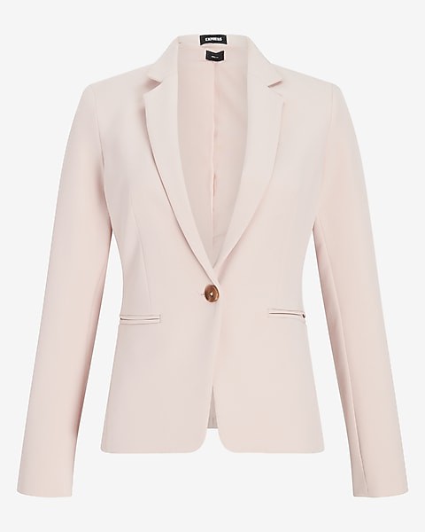 Supersoft Twill One Button Blazer | Express: Blazer  