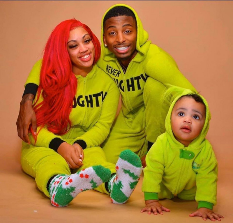 funnymike and his gurl and baby