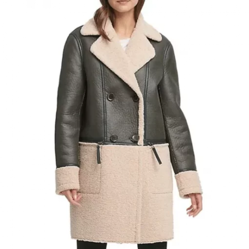 DCs Legends Of Tomorrow Zari Tomaz Shearling Coat: 