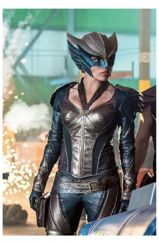 DCs Legends of Tomorrow Hawkgirl Costume Jacket: Leather jacket  