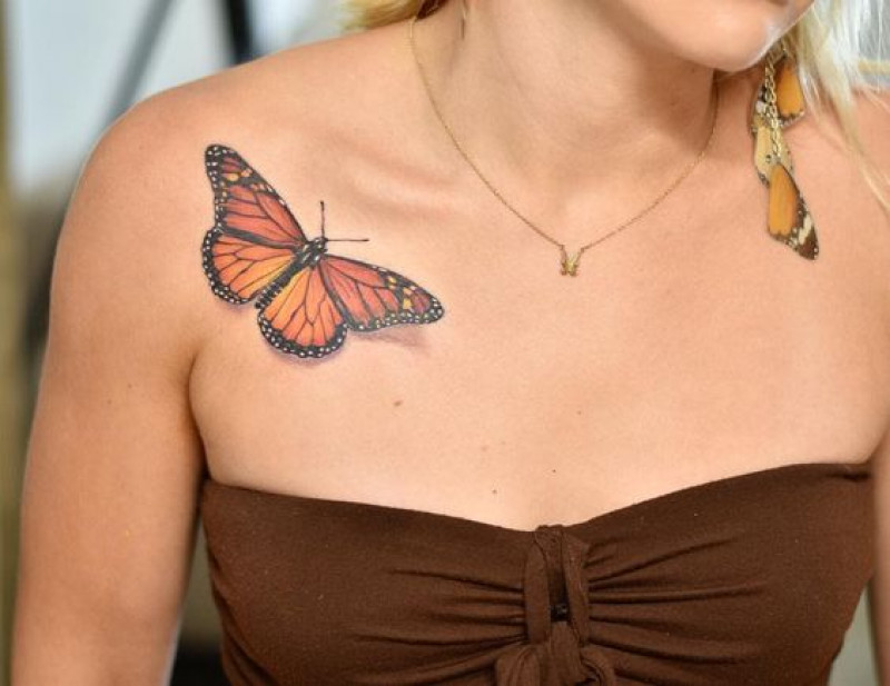 3D Butterfly Tattoo Design Ideas: Butterfly Tattoo,  Tattoo Ideas  