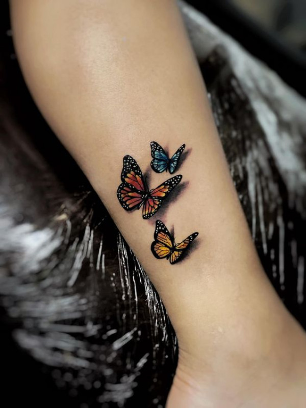 34+ Butterfly Tattoo On Ankle Meaning