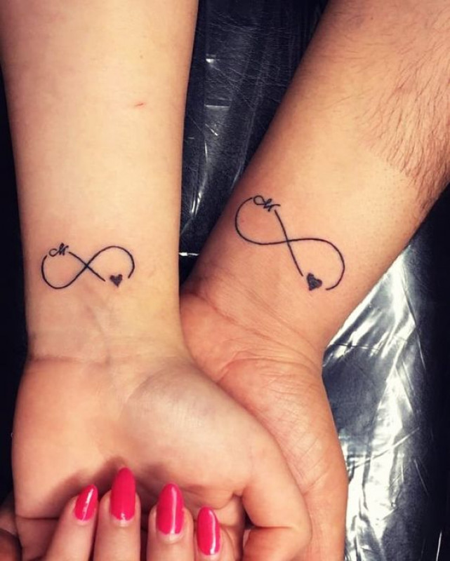 Infinity Symbol Tattoo Design For Couples|Couple Tattoo Ideas