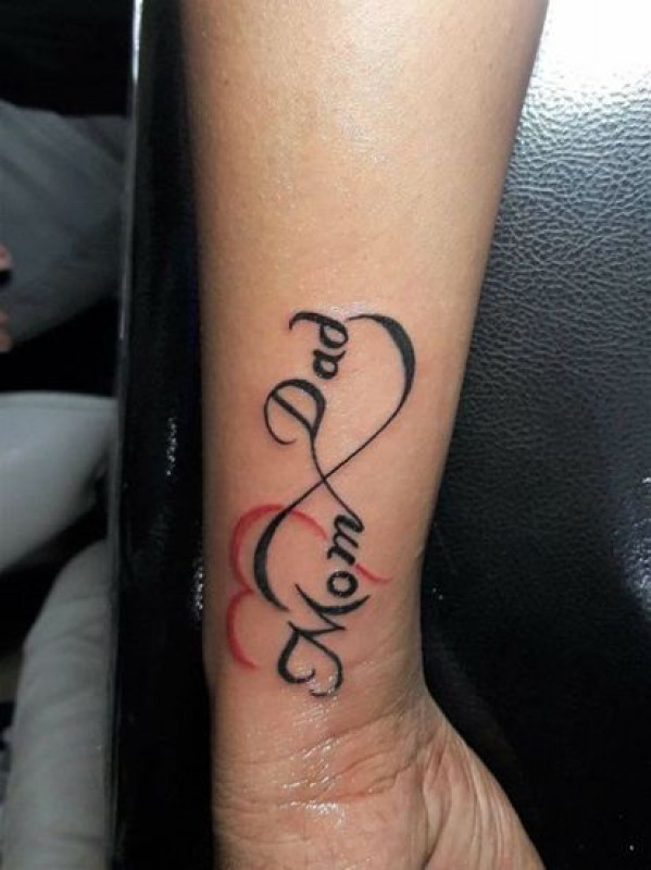 Mom & Dad Print Tattoo For Kids: Tattoo Ideas  