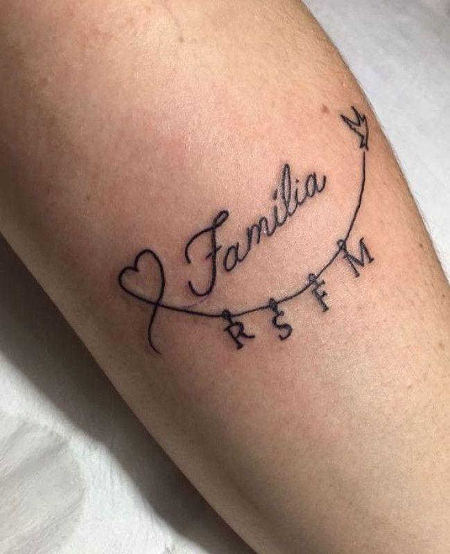 Simple & Elegant Family Tattoo Idea: Tattoo Ideas  