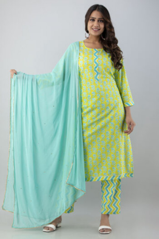 Hand Block Print Kurta Sets Online for Sale