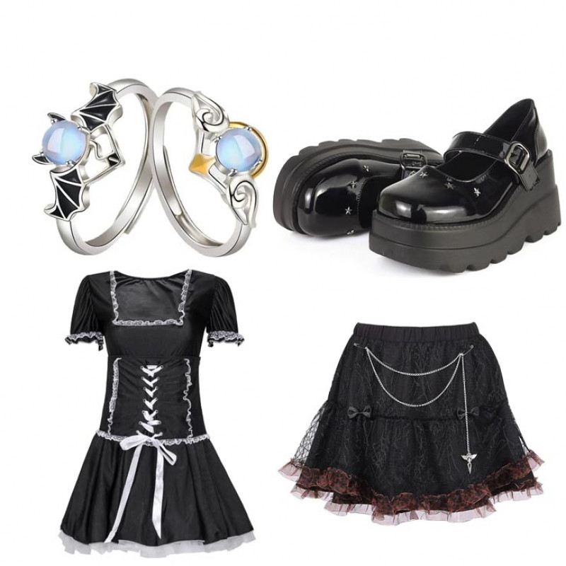 KAWAII GOTH OUTFITS | Aesthetic Clothes