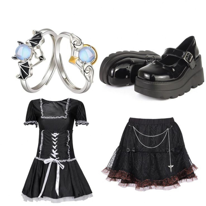 KAWAII GOTH OUTFITS: 