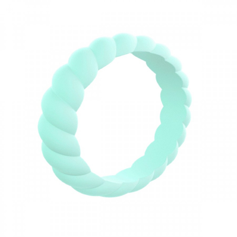 Customize Stackable Twist Silicone Ring-2 | Best Silicone Rings