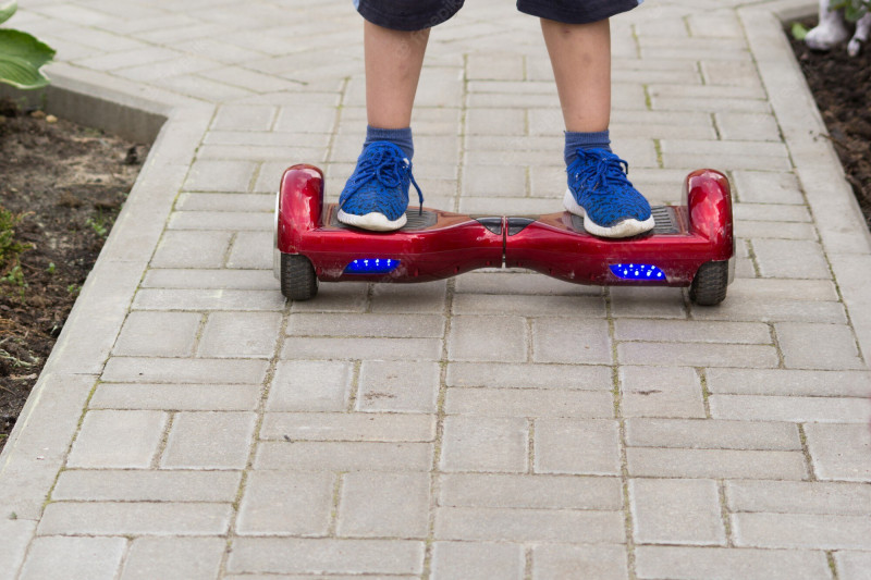 red hoverboard: 