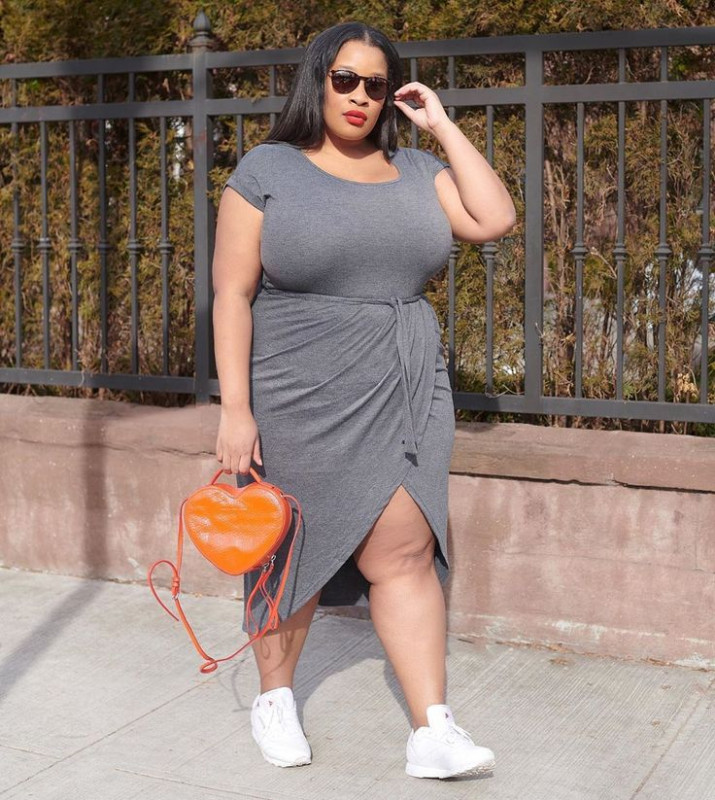15 Plus Size Casual Outfits with Sneakers for an Amazing Curvy Styling