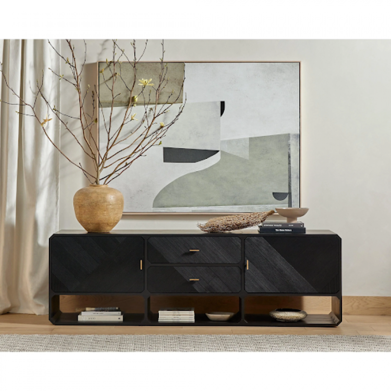 How A Media Console Cabinet Will Improve Your Living Room: 
