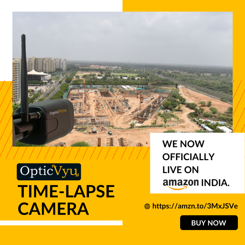 OpticVyu time-lapse camera on Amazon India: 