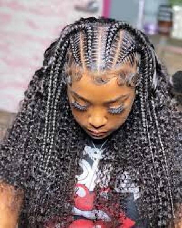 cute black girl hairstyle: 