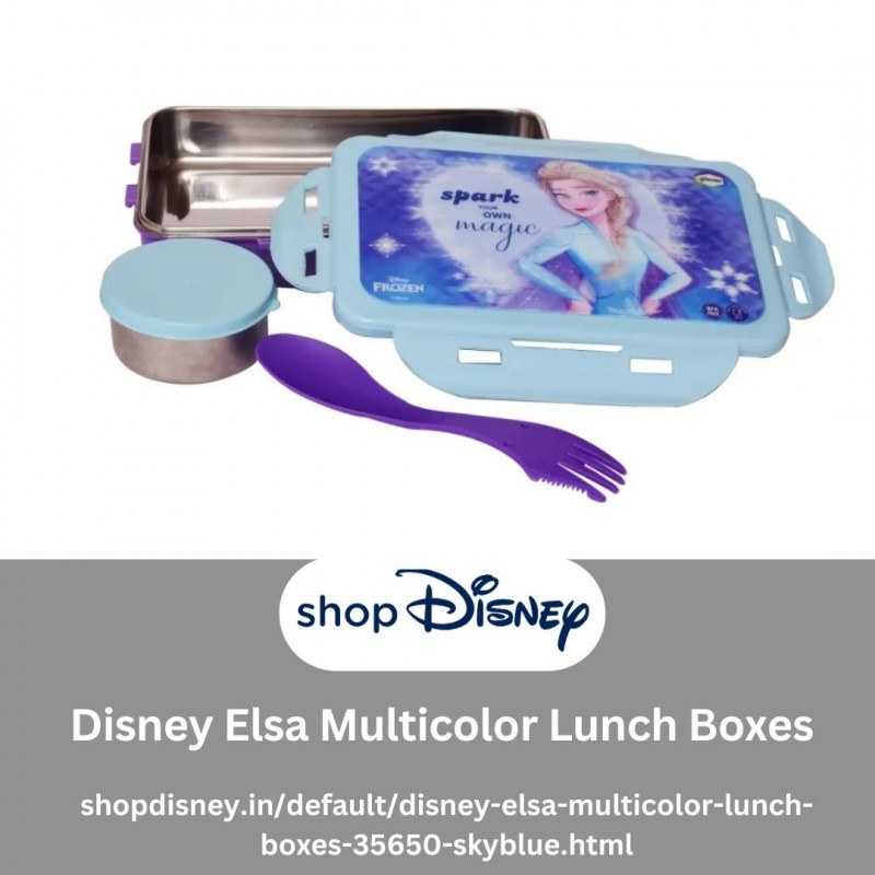 Disney Elsa Multicolor Lunch Boxes: 