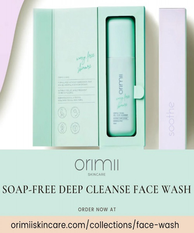 Soap-Free Deep Cleanse Face Wash: 