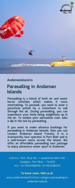 Parasailing in Andaman Islands: 