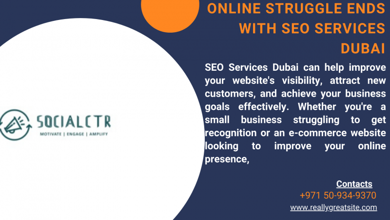 Online Struggle Ends With SEO Services Dubai