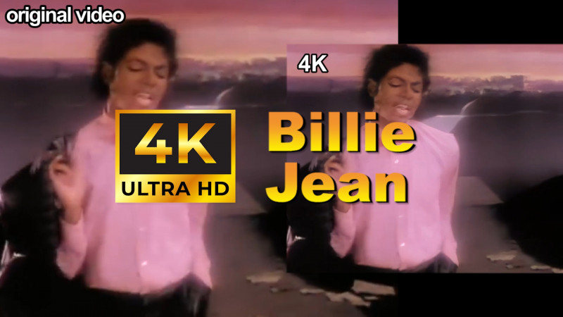 4K restoration of the classic MJ music video