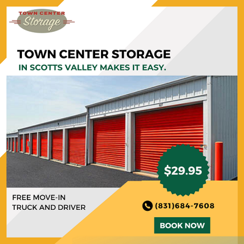 Get Secure Self Storage in Scotts Valley - Town Center Storage: 