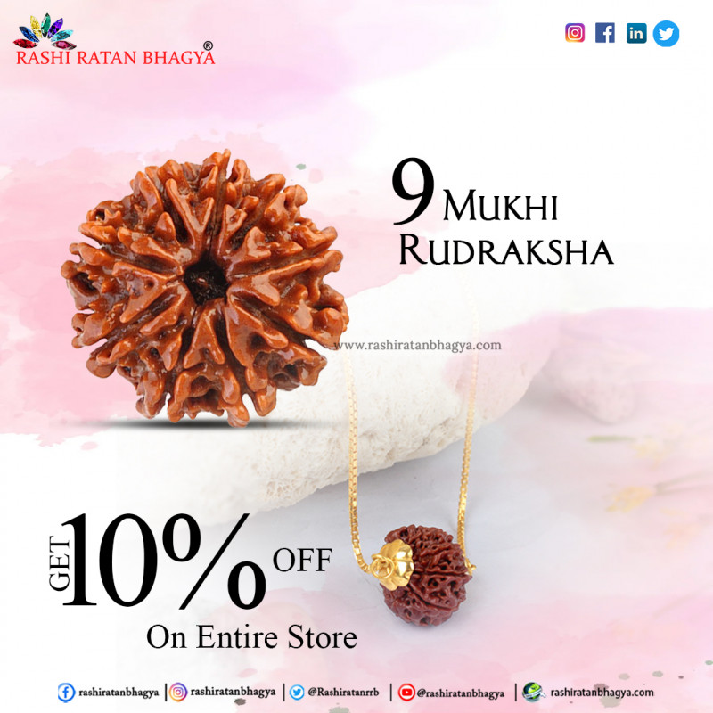 Get 10% Off on First order Rudraksha Mala Online in India: 