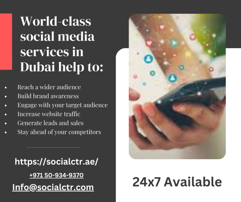 World-class social media services in Dubai help to: