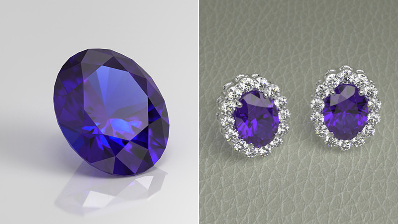 Tanzanite Stud Earrings: A Symbol of Eternal Love and Loyalty: 