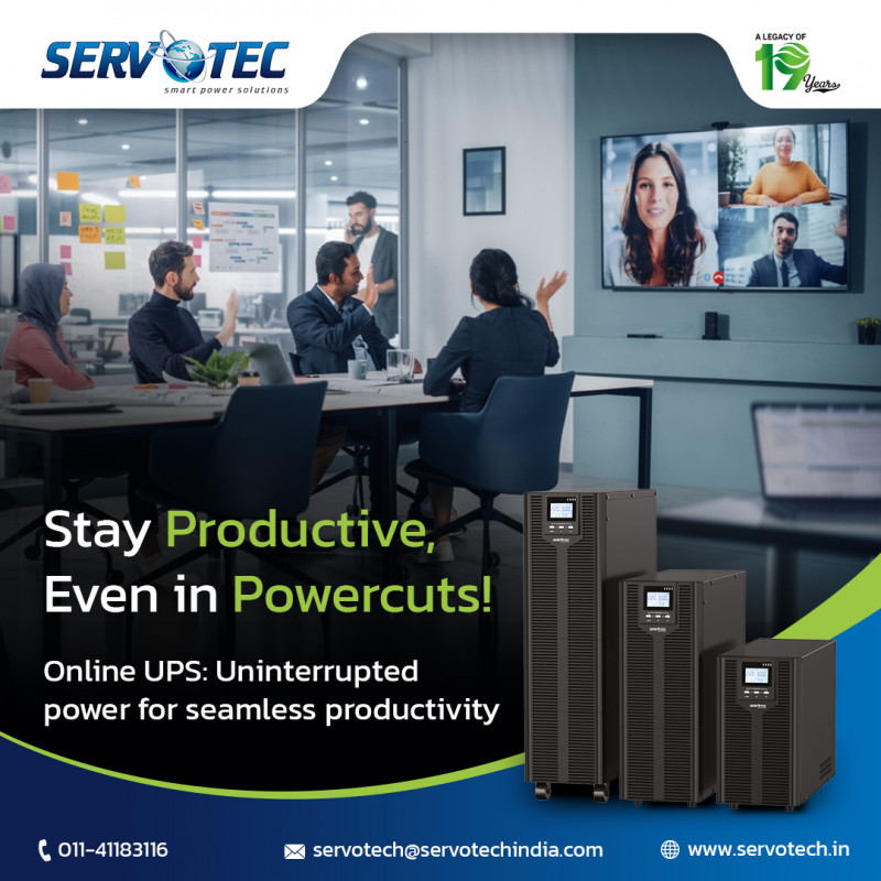 Servotech Online UPS System: 