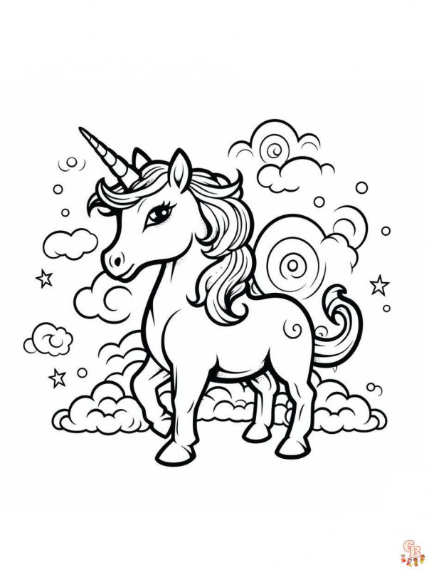 Explore Magical Unicorn Coloring Pages