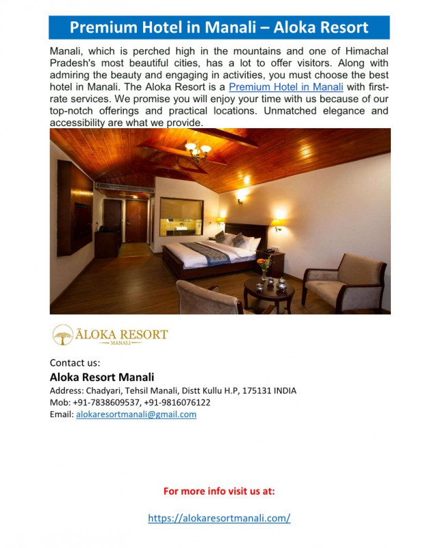 Premium Hotel in Manali