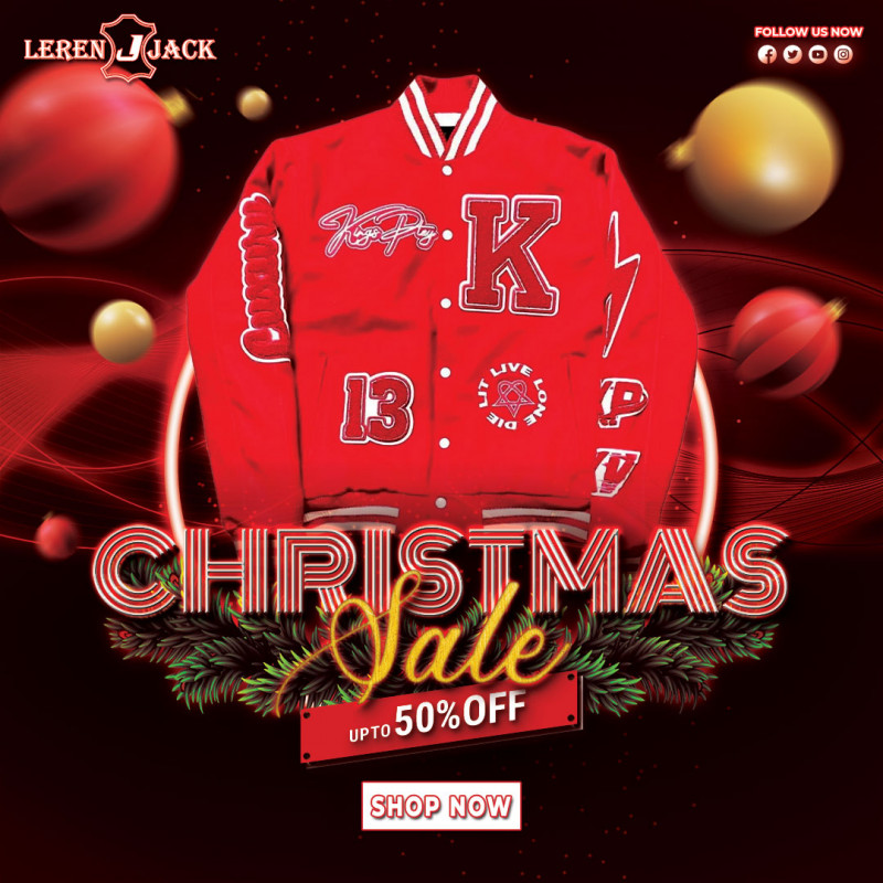 KP University Varsity Red Jacket: 