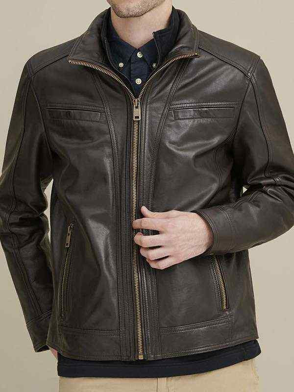 Sean Vintage Leather Brown Jacket