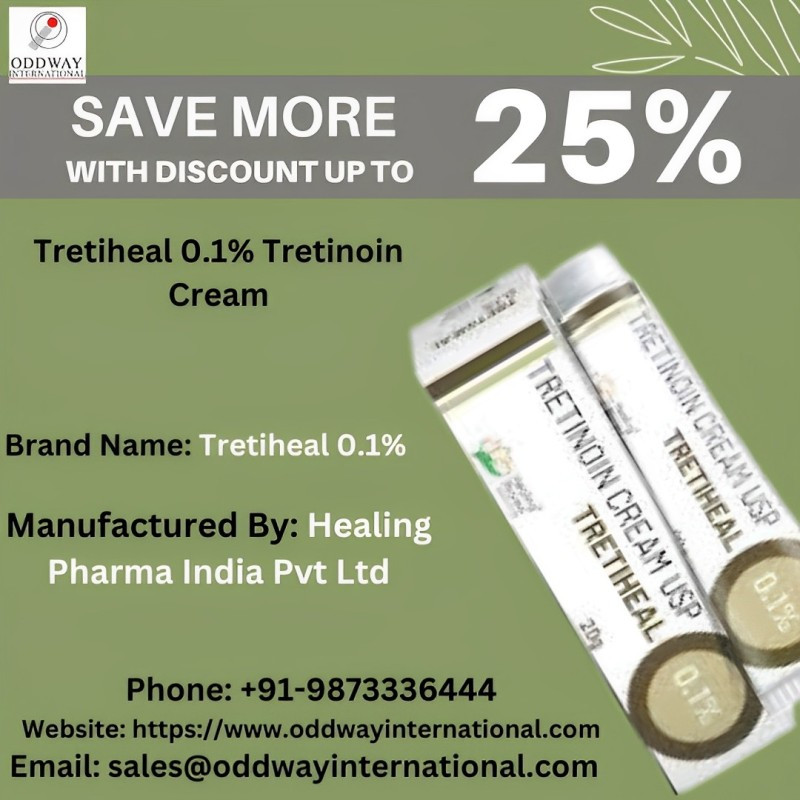 Tretiheal 0.1% Tretinoin Cream: 