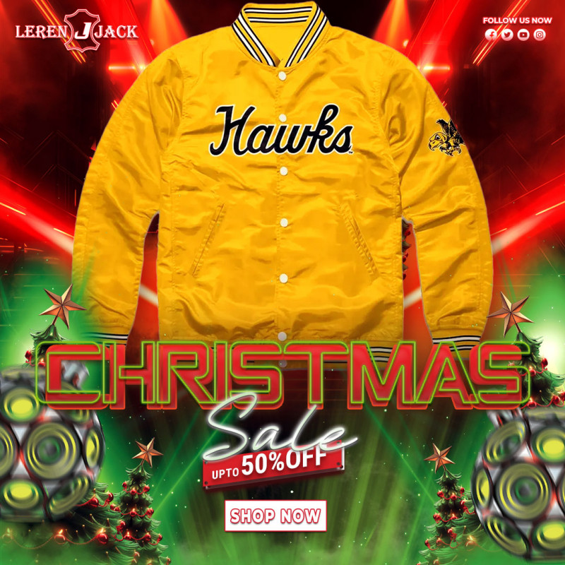 Iowa Hawks Script Satin Jacket: 