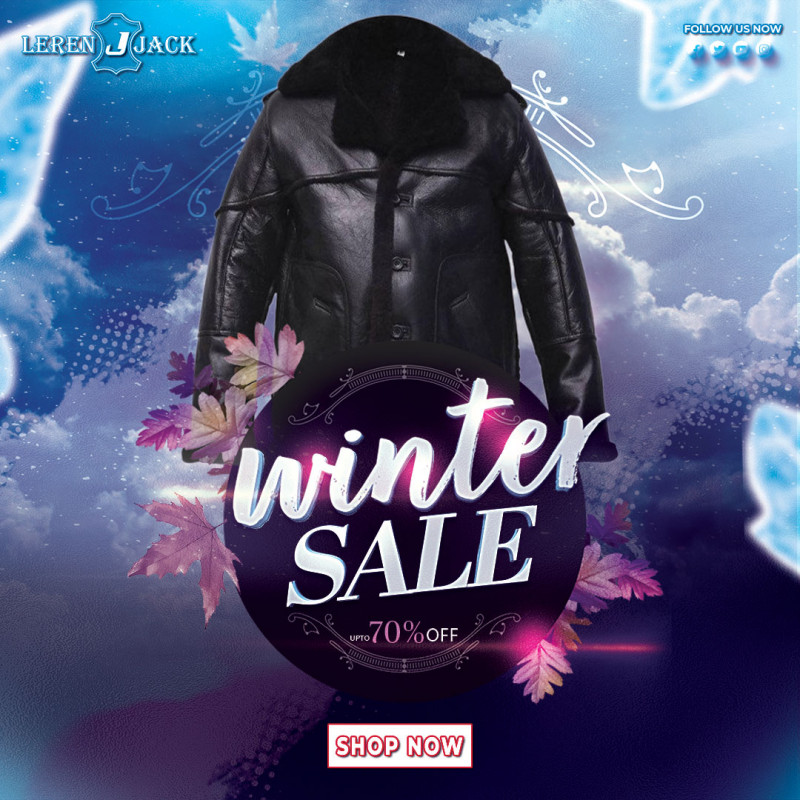The Punisher Ben Barnes Black Leather Coat: 