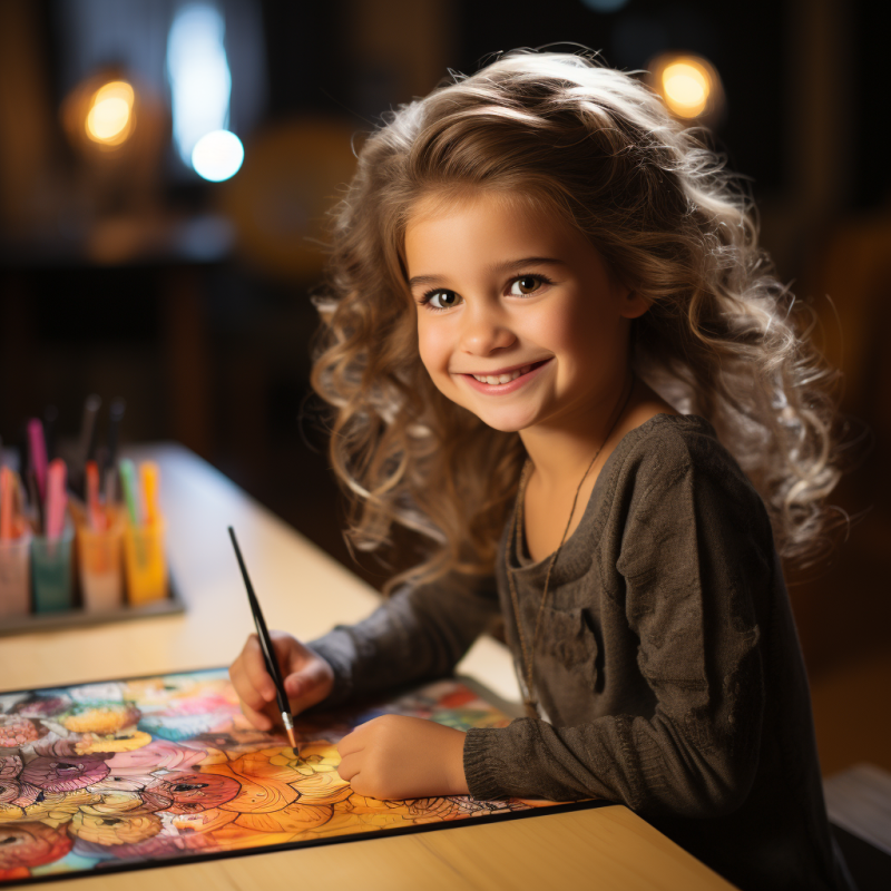 Coloring pages: Coloring as a gateway to creativity