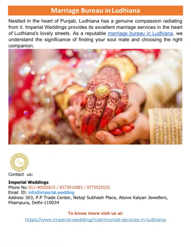Marriage Bureau in Ludhiana: 