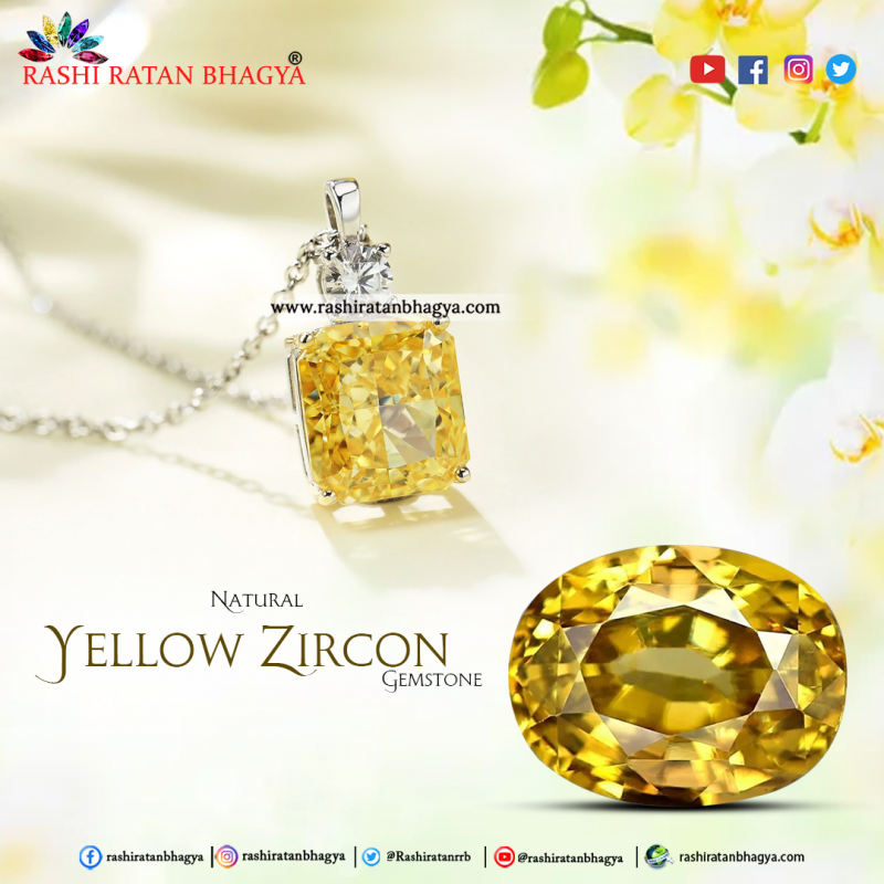 Buy Lab Certified Yellow Zircon Gemstone at Affordable Price