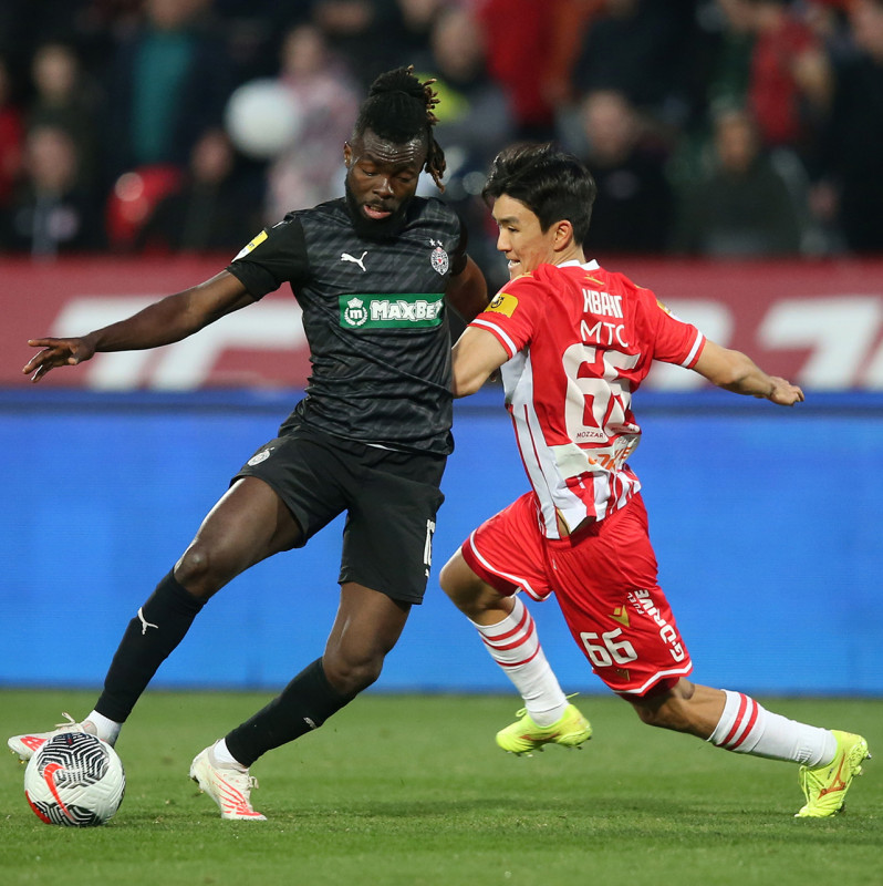 Hwang's equalizer helps Zvezda draw 2-2 with Partizan