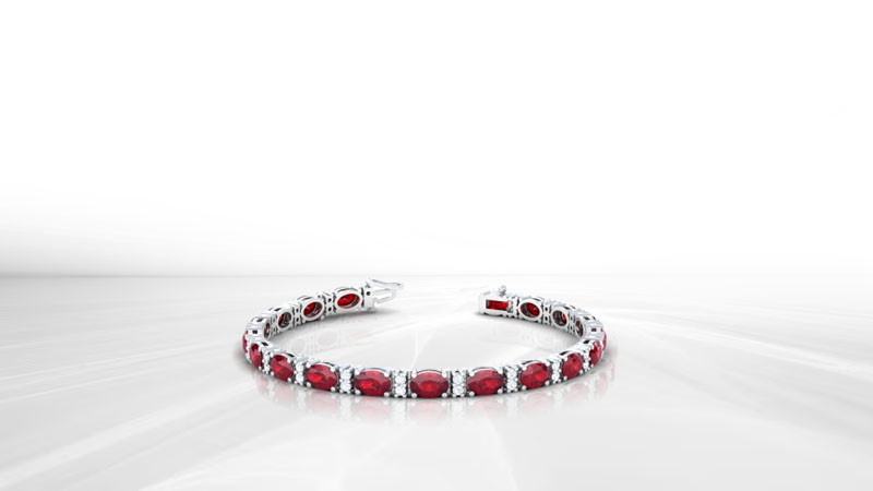 5 Stylish & Meaningful Ruby Bracelet Styles: 