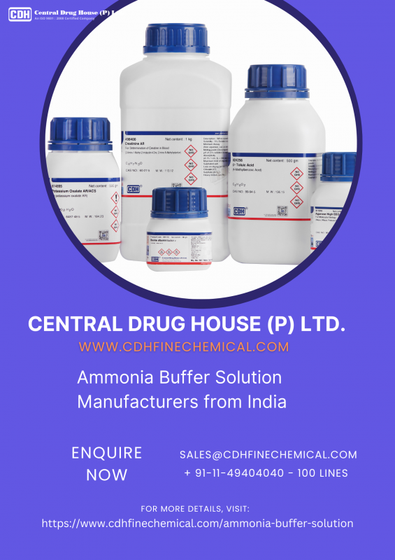 Ammonia Buffer Solution Manufacturers: 