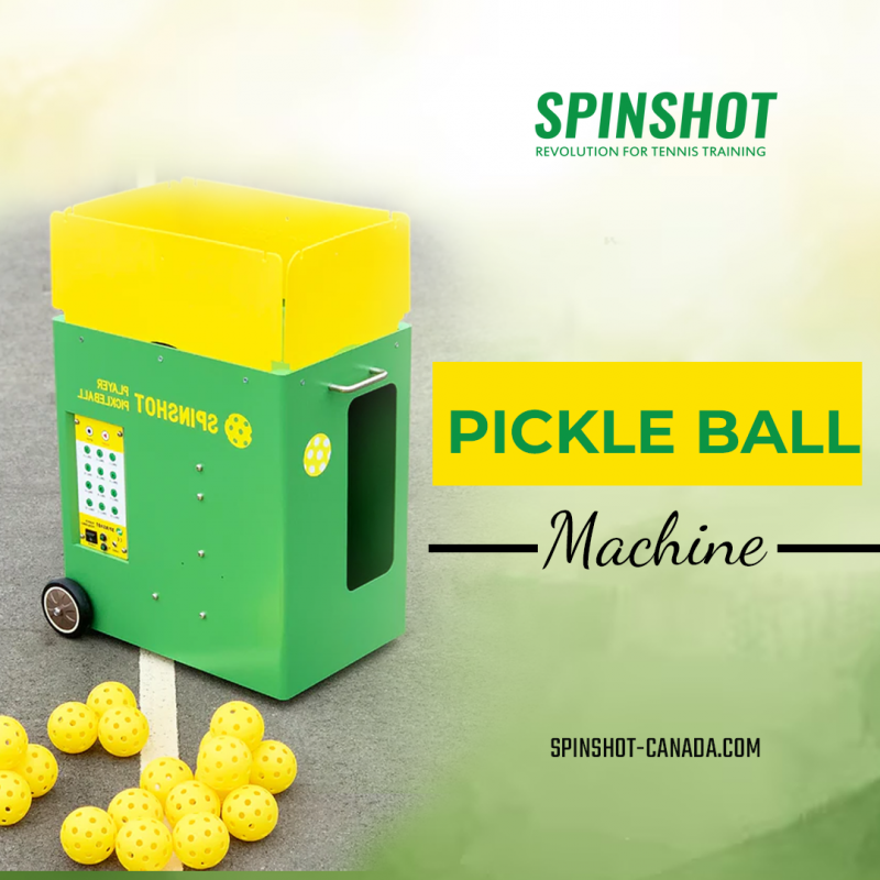 Looking For A Top Class and Durable Pickle Ball Machine?  Spinshot Canada Is Ready To Aid
