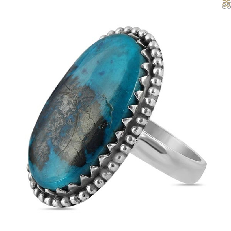 Shattuckite Rings - illuminating Beauty and Intuitiveness: 