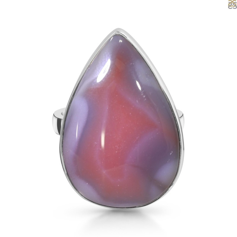 Beautiful Red Botswana Agate Rings by Rananjay Exports: 