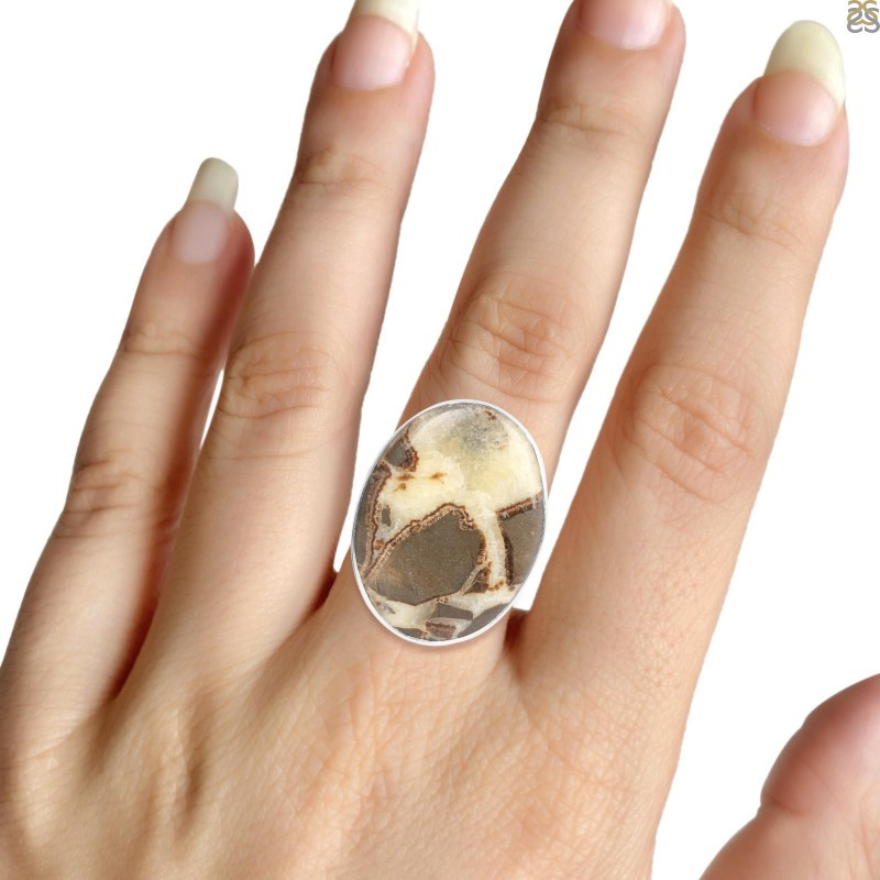Septarian Rhyolite Ring As Healing Agents: 