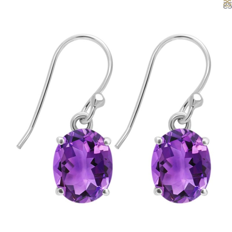 Amethyst Earrings - A Purple Companion Forever: 