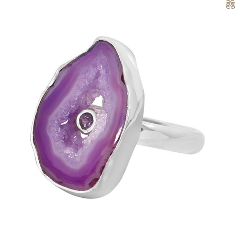 Buy High Quality Women’s Purple Agate Ring in Bulk at Wholesale Prices | Rananjay Exports: 