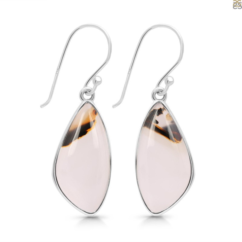 Montana Agate Earrings Collection at Wholesale Prices From Rananjay Exports: 