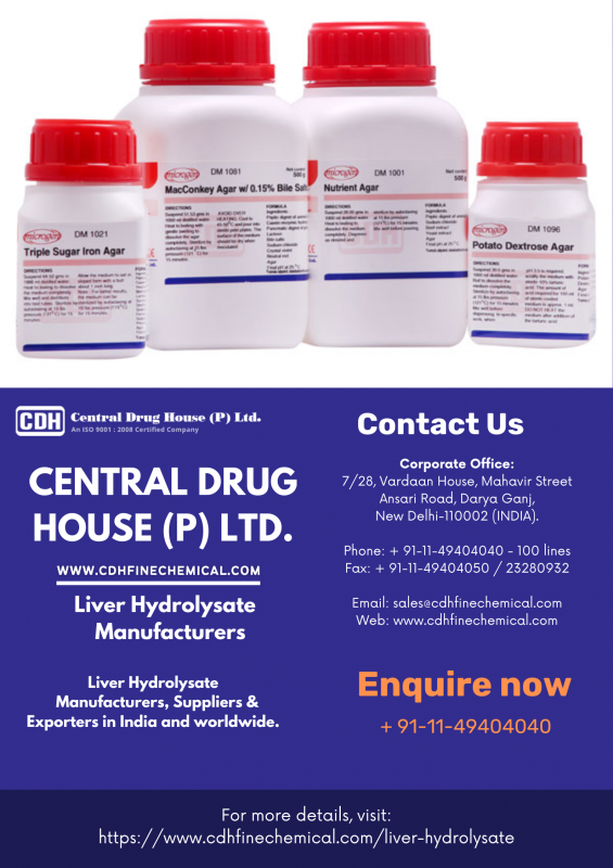Liver Hydrolysate Manufacturers: 